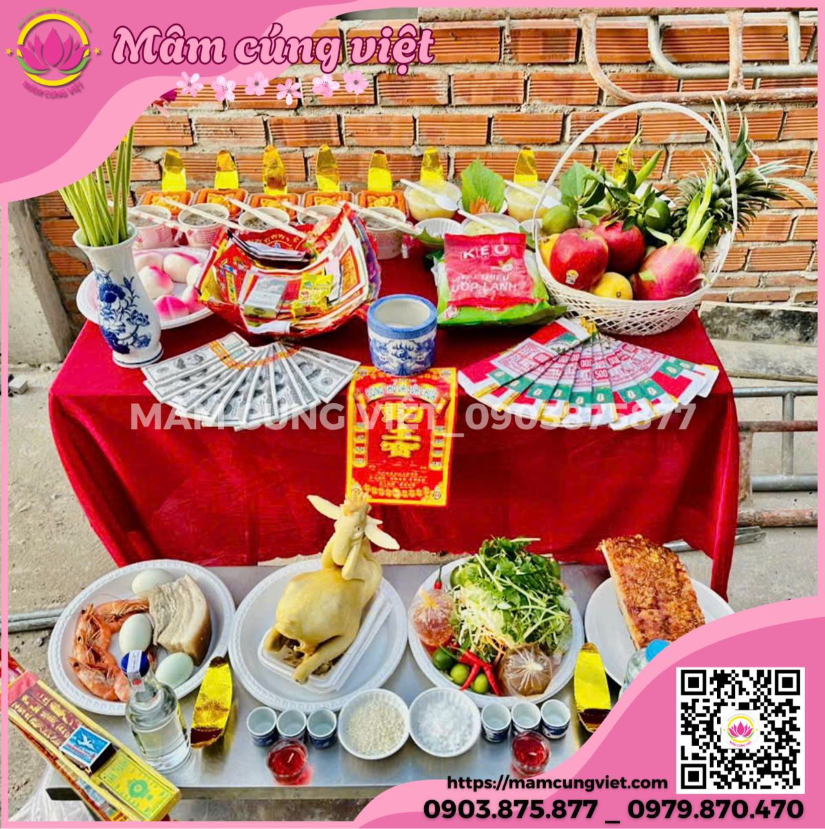 mâm cúng động thổ trọn gói mâm cúng động thổ trọn gói