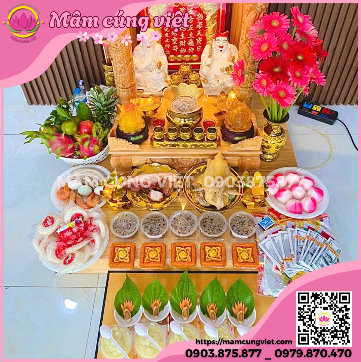 cúng Thần Tài Thổ Địa hàng tháng vào ngày mùng 1 và ngày Rằm (15 Âm lịch)