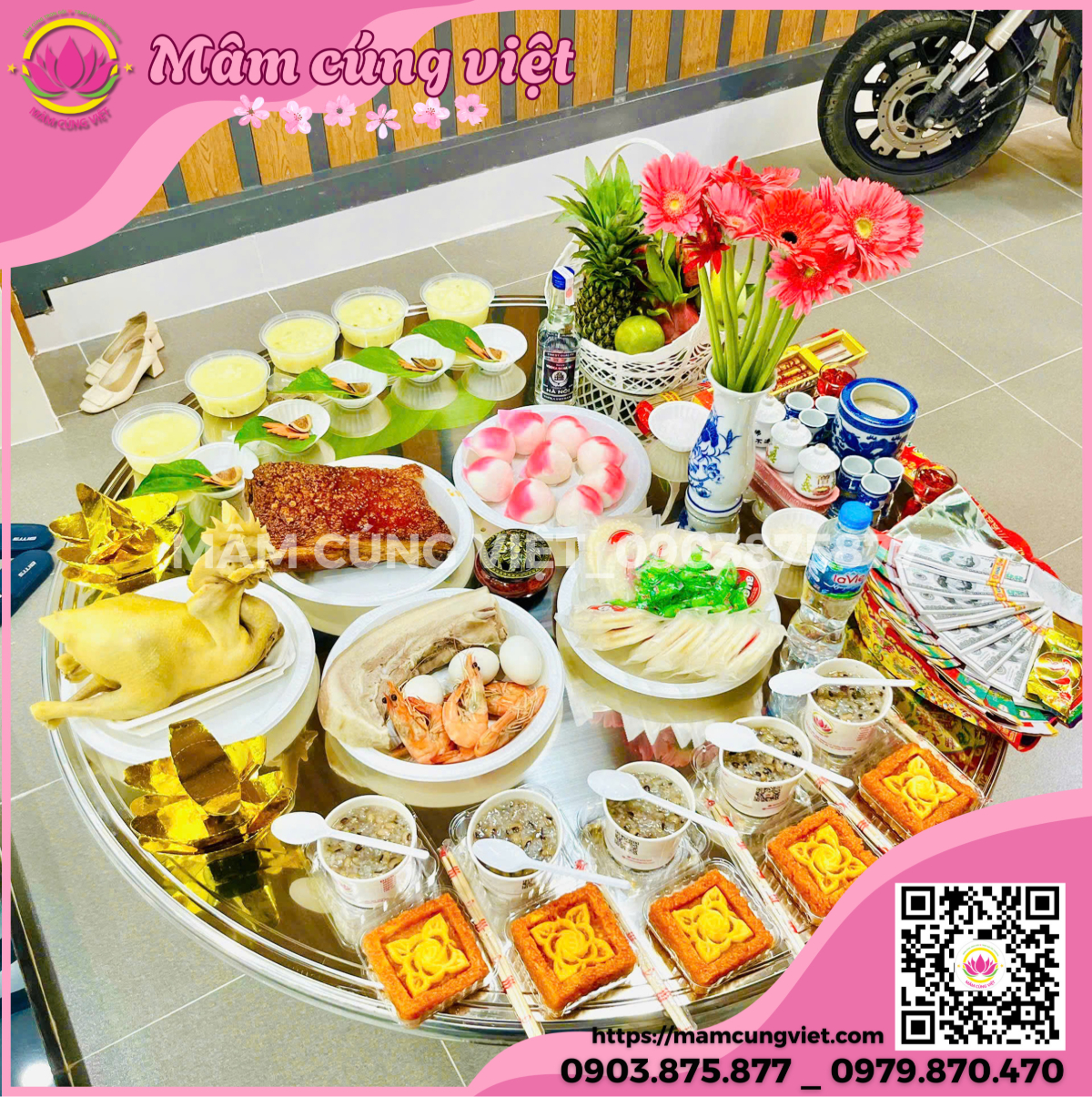  Mâm cúng trọn gói, đầy đủ chuẩn truyền thống 