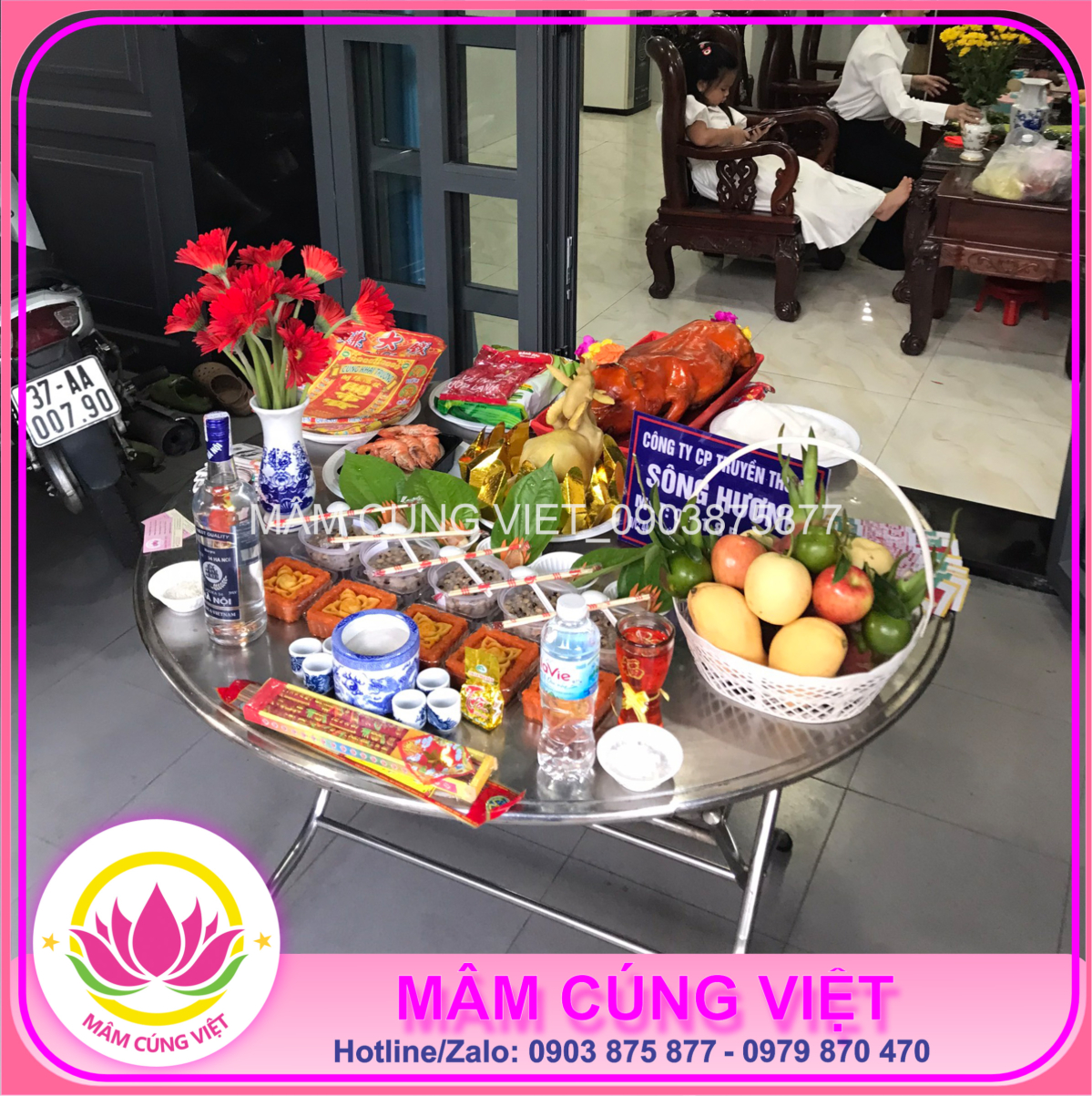 Mâm cúng Mùng 1 tháng Chạp trọn gói