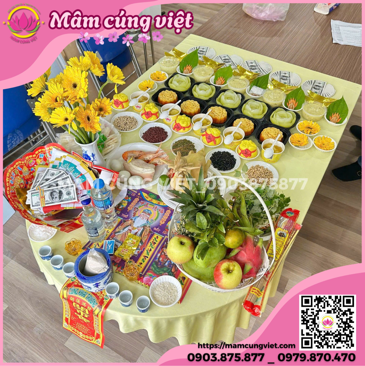 mâm cúng khai trương trọn gói - Mâm Cúng Việt cách cúng khai trương cửa hàng mới
