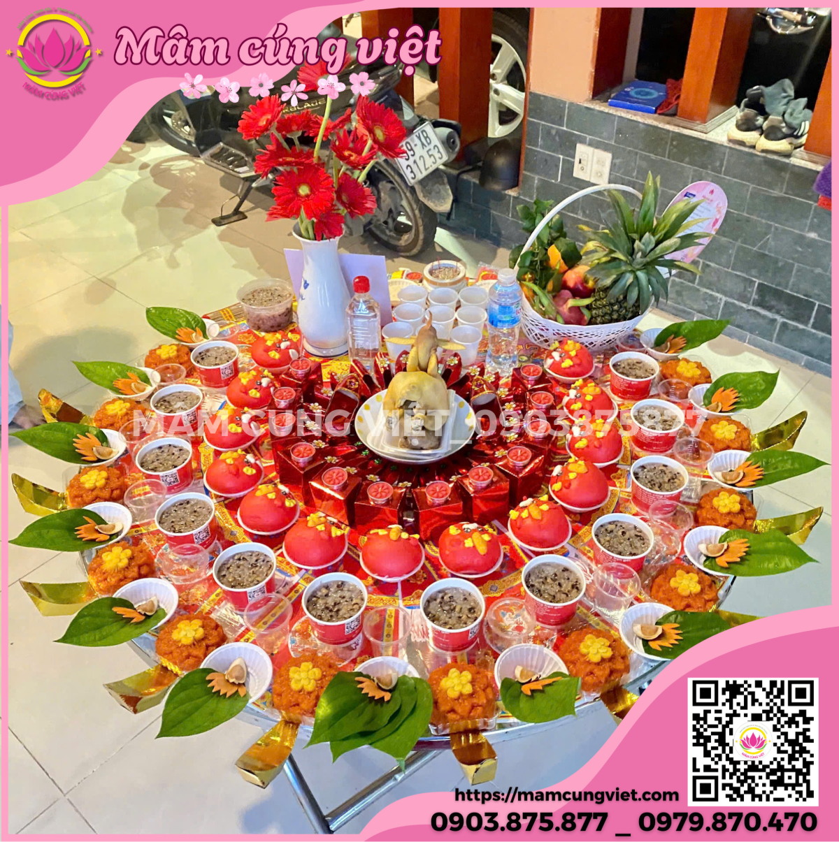 mâm cúng trọn gói, thôi nôi, đầy tháng